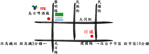 川琪 地圖